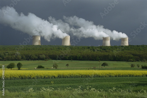 Central nuclear power plant, Champagne Region, France
