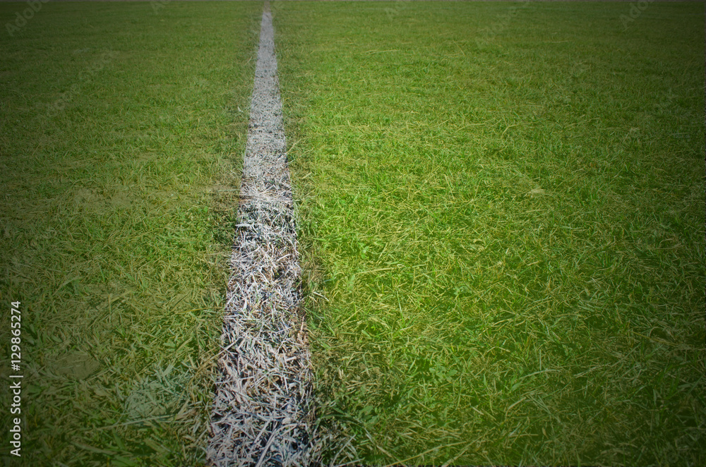 Line of the football field