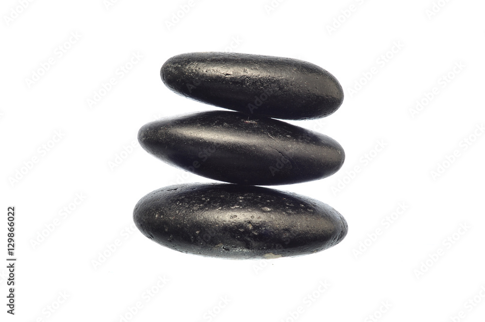 stones isolated on white background stones isolated on white background