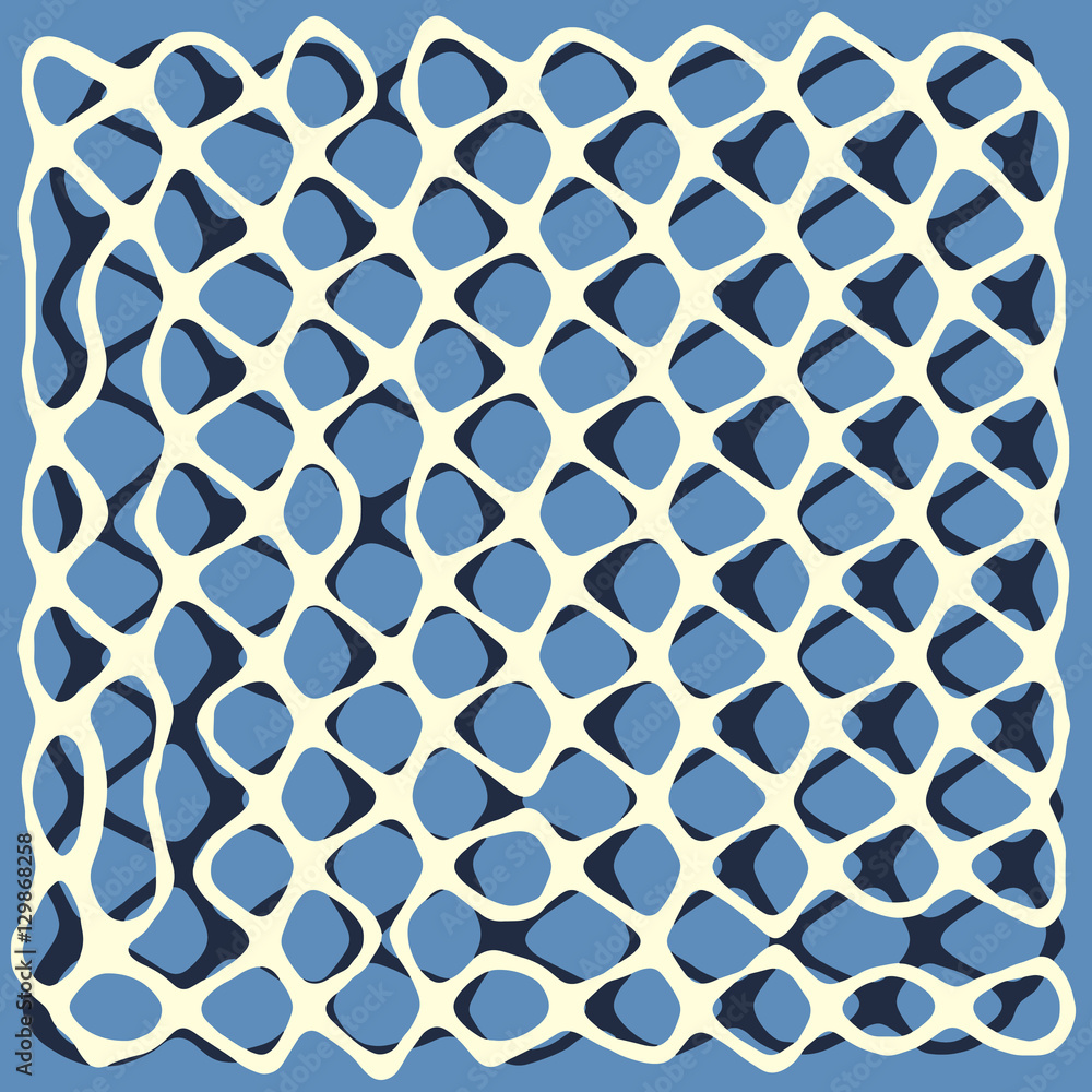 Fototapeta premium Abstract grunge vector background. Color raster composition of irregular overlapping graphic elements.