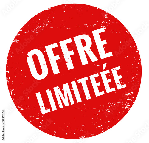 Offre Limitée timbre rouge
