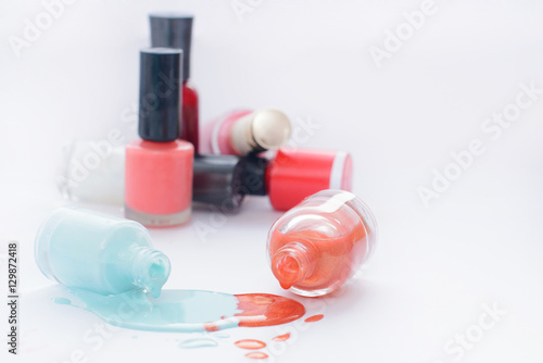 Pile of nail polish 