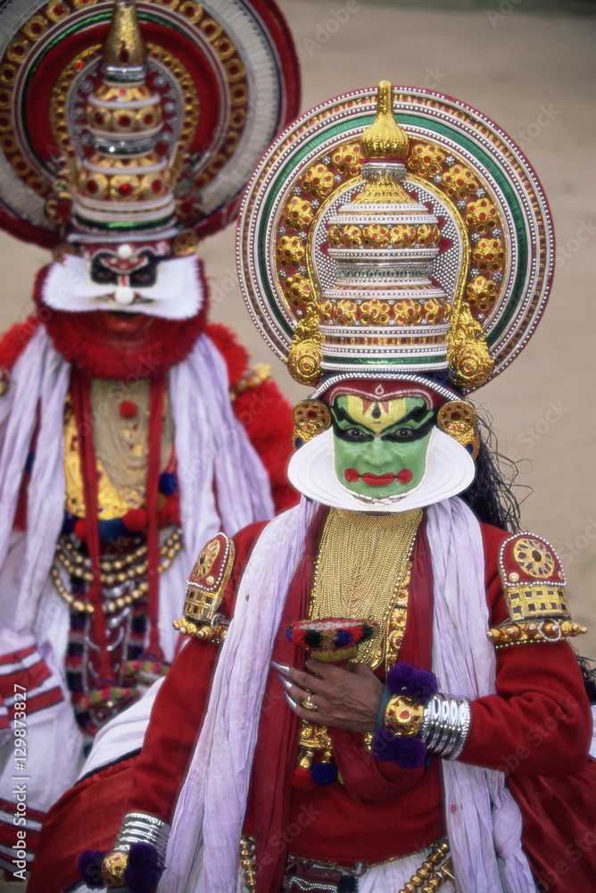 Kathakali dance performers, Kochi (Cochin), Kerala state Kathakali dance performers, Kochi (Cochin), Kerala state