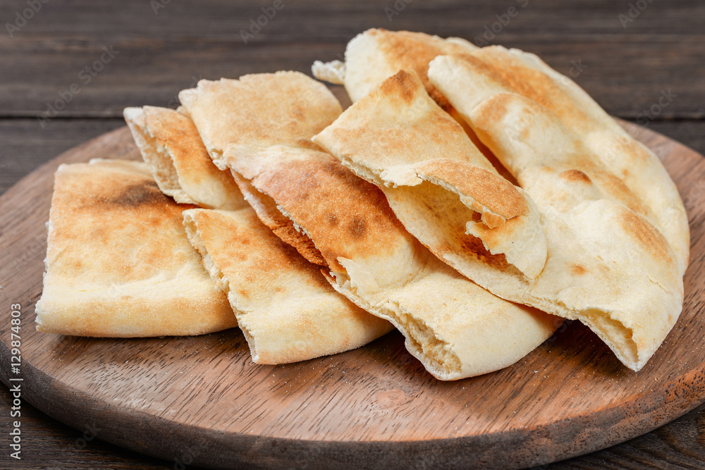 Hot homemade Flatbread Hot homemade Flatbread