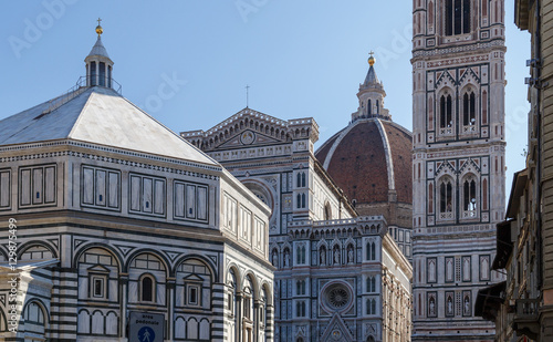Obraz na płótnie View of the Piazza Santa Maria del Fiore w salonie