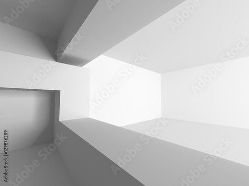 Abstract Architecture Modern Empty Room Interior Background