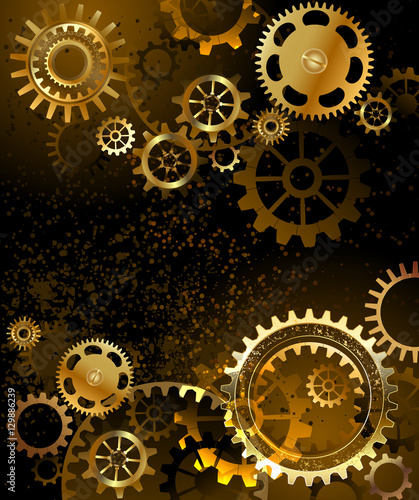 Background with Gears