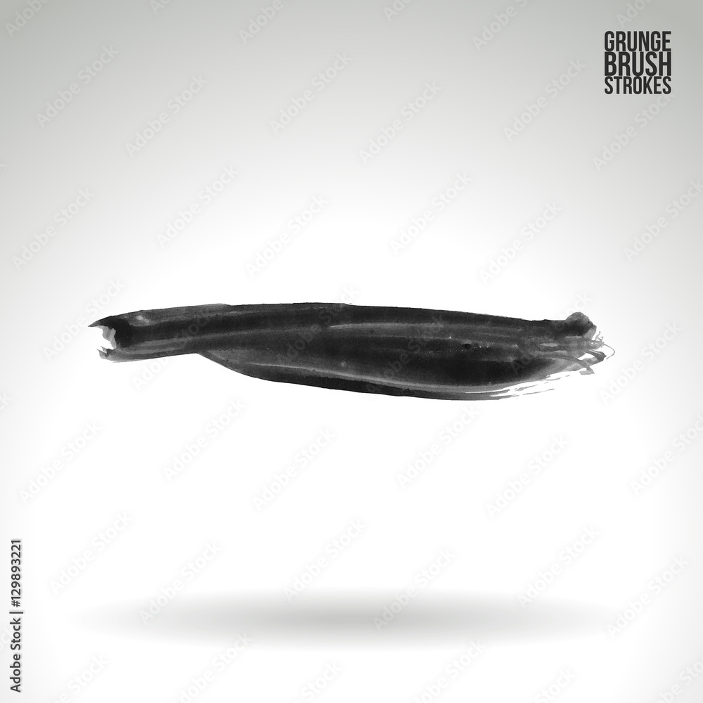 custom made wallpaper toronto digitalBrush stroke and texture. Vector design. Underline and border.