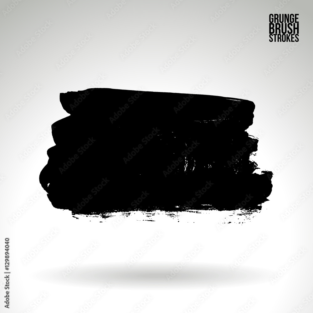 Brush stroke and texture. Vector design. Underline and border. Brush stroke and texture. Vector design. Underline and border.