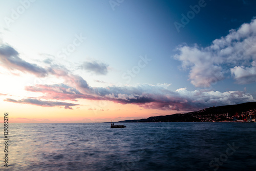 The castle and the lighthouse of Trieste