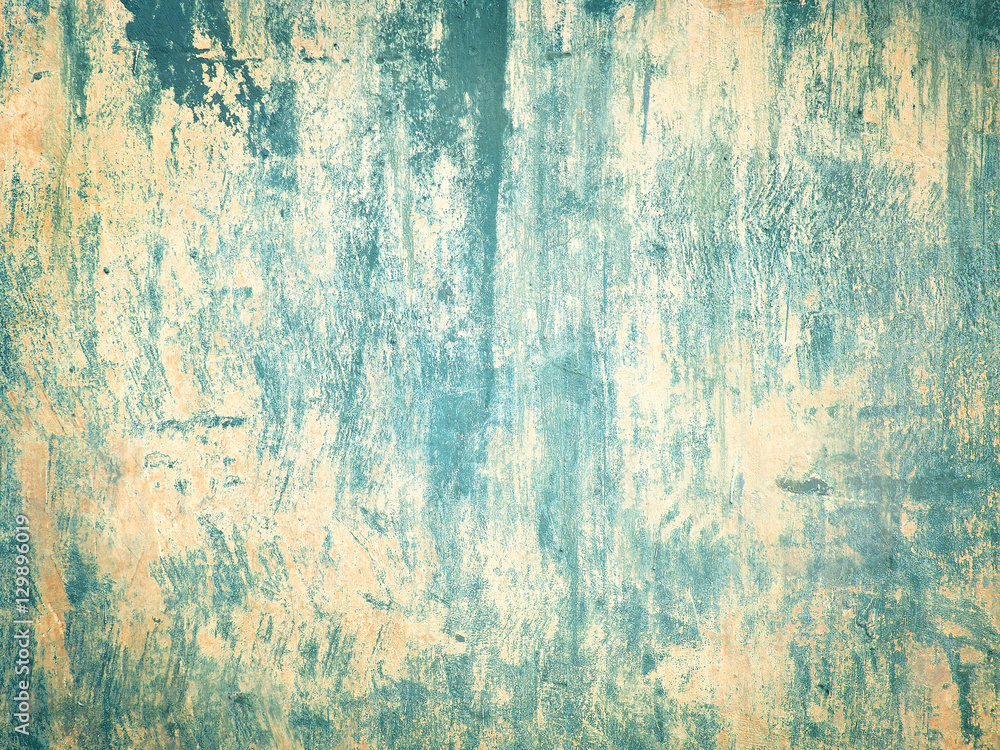 dirty cracked green wall texture background