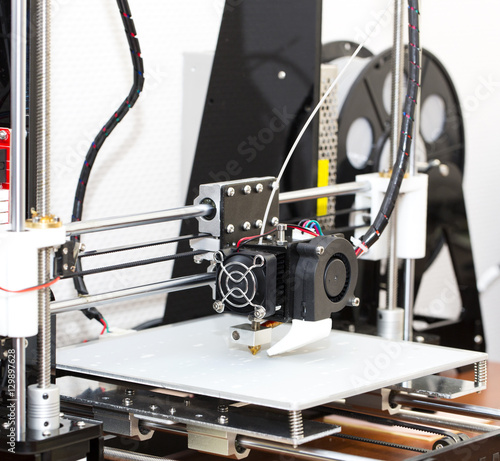 3d printer mechanism working yelement design of the device during the processes photo