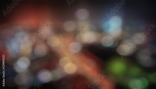 Colorful bokeh background. DEfocused lights of different colors