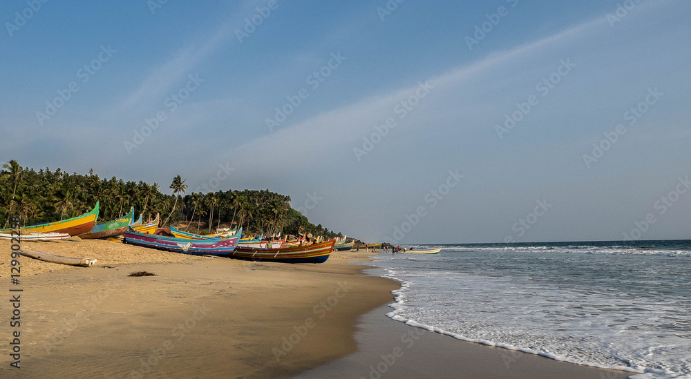 Varkala beach, Kerala, India