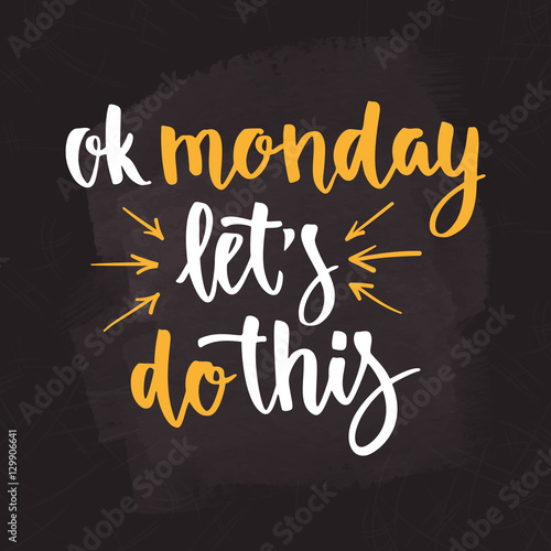 Coffee cardboard sleeve. Week days motivation quotes. Monday.