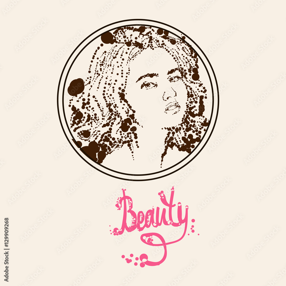 vector woman portrait vector woman portrait