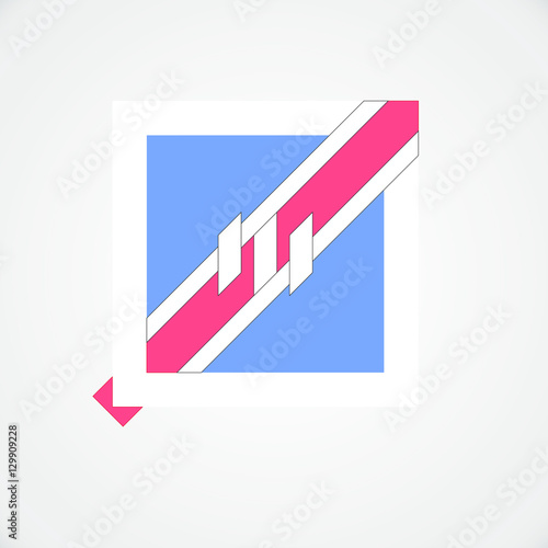 Überbrückung rot blau