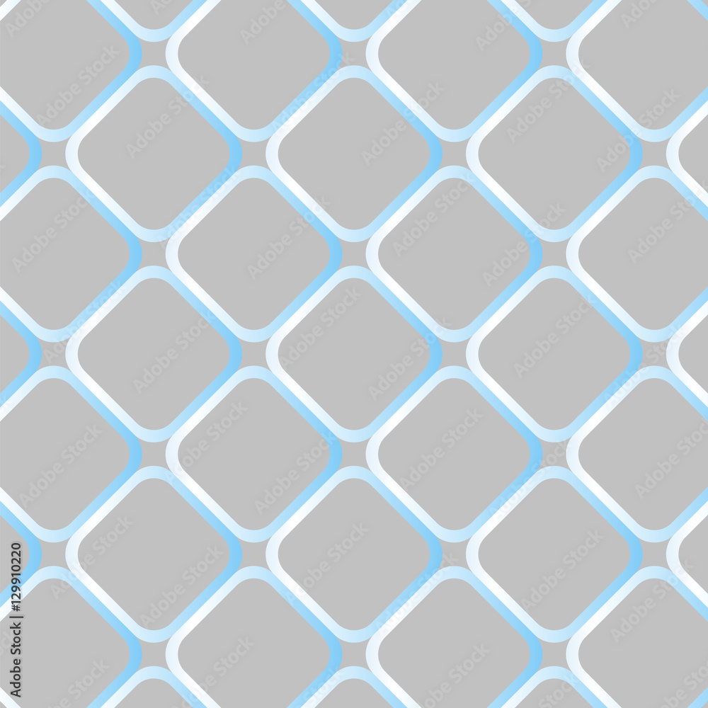 Fototapeta premium Geometric pattern on grey background