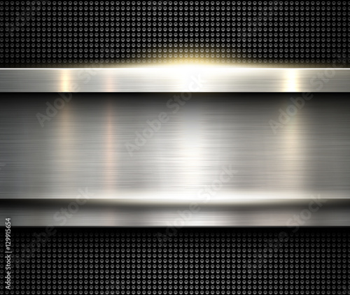 Background silver metallic
