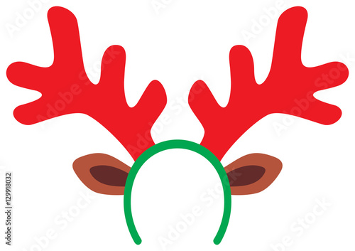 funny christmas reindeer horns
