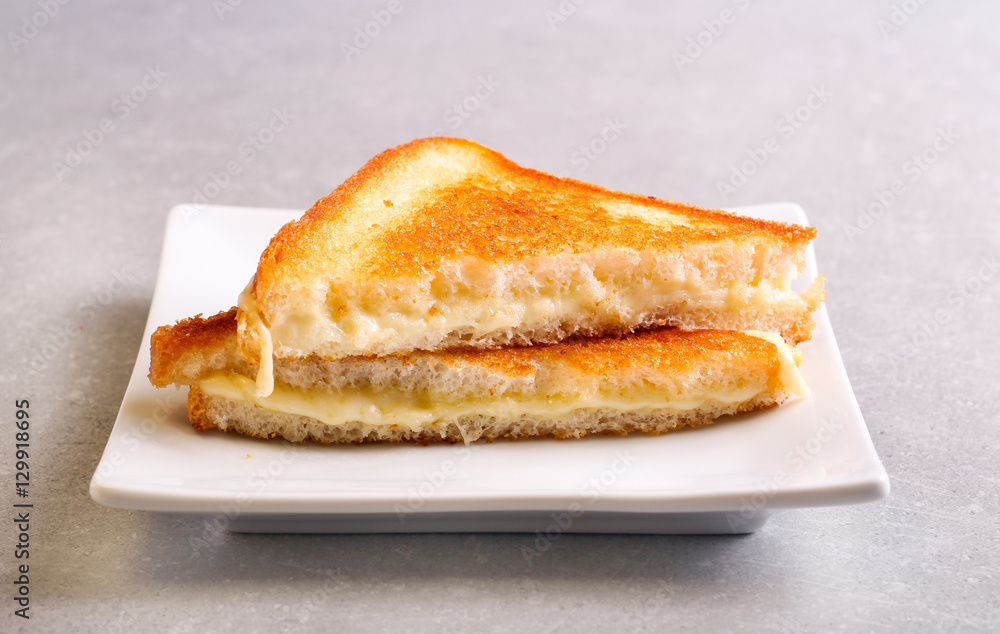 Grilled cheese sandwich with melted cheese Grilled cheese sandwich with melted cheese