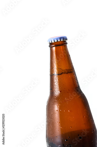 closeup bottle beer