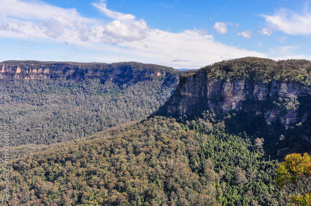View of the Blue Mountains near Sydney, Australia