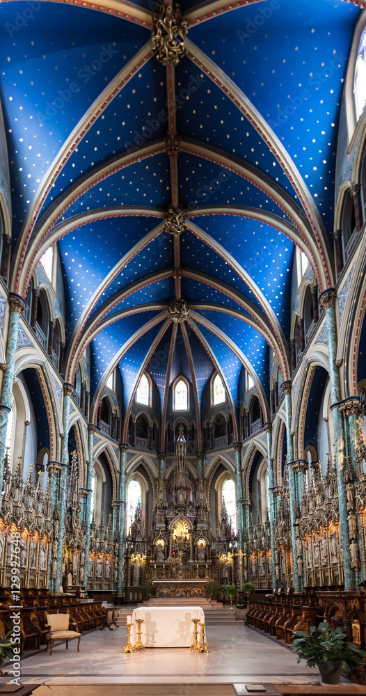 Sanctuary of Notre-Dame Cathedral in Ottawa