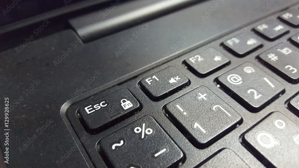 Close up of thai keyboard of a laptop. Close up of thai keyboard of a laptop.