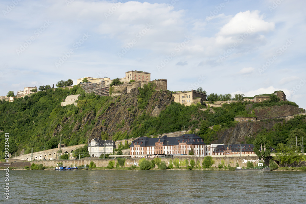 Festung Ehrenbreitstein in Koblenz, Deutschland