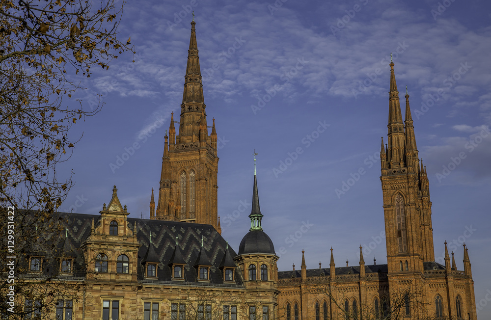 Obraz premium Marktkirche in Wiesbaden
