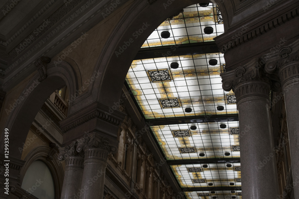 artistic ceilings of historic buildings