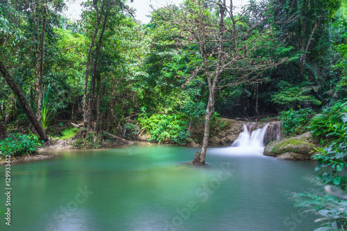 Graenggravia Waterfall, Sangkhlaburi District, Kanchanaburi Province Thailand. © icestylecg