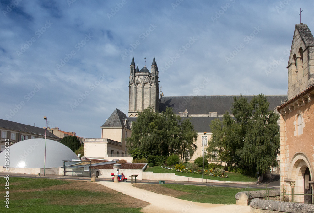 Baptistere Saint-Jean ( Baptistery of St. John ) Poitiers. Oldes