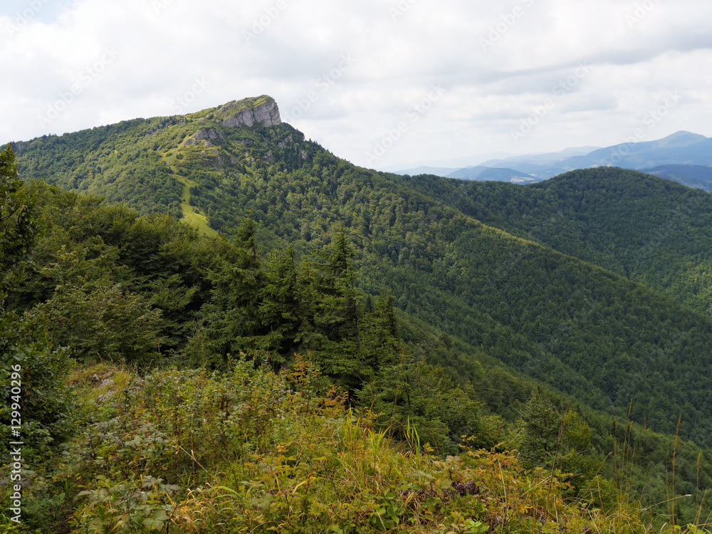 Peak Klak in mountains Mala Fatra in Slovakia at summer Peak Klak in mountains Mala Fatra in Slovakia at summer