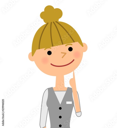 働く女性　考える