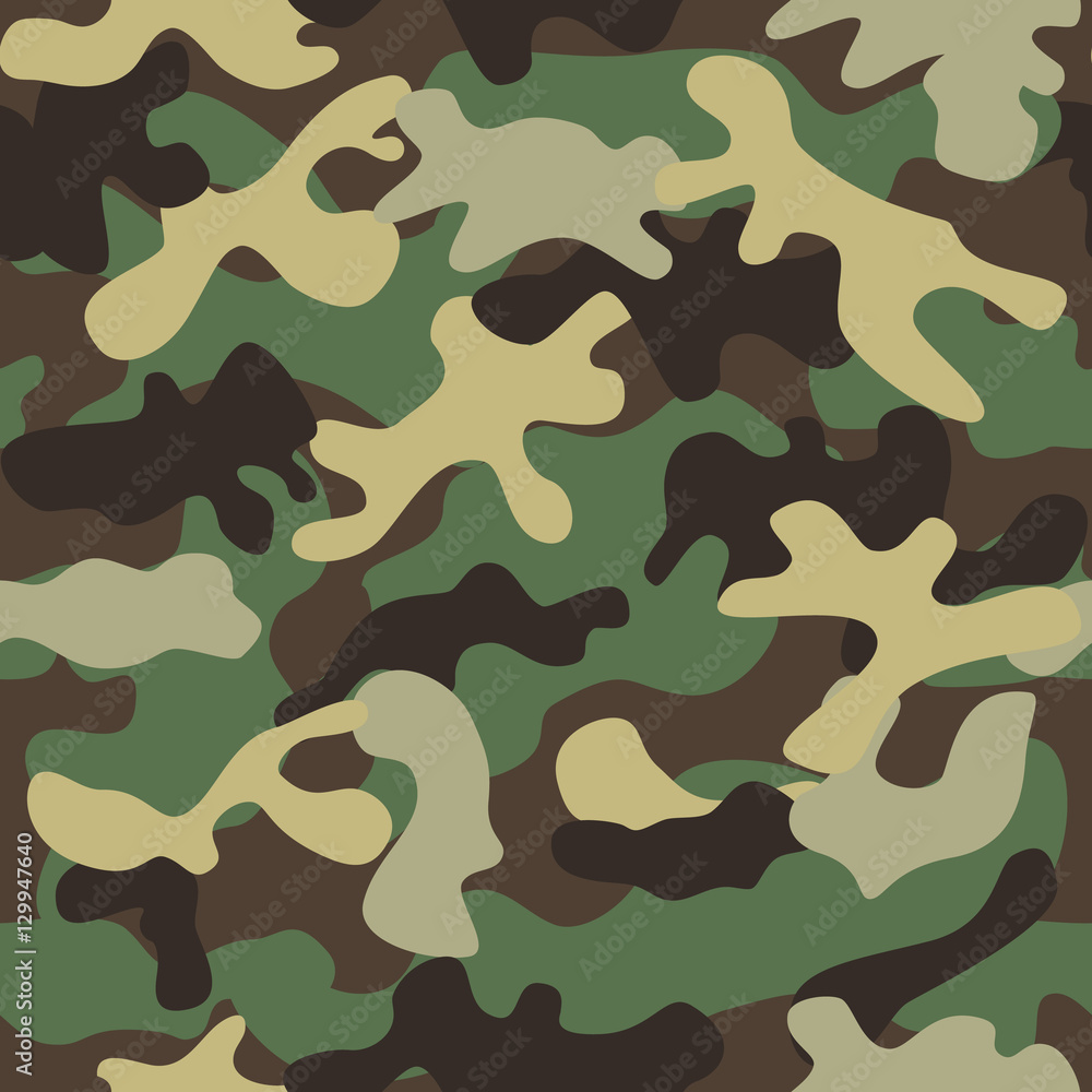 Camouflage seamless pattern. Camouflage seamless pattern.