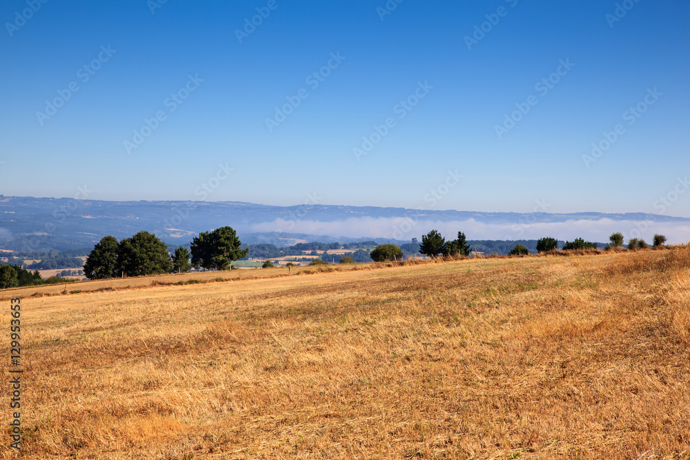 Countryside near the town of Portomarin