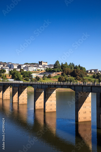 Roman bridge over the Minho River, Portomarin photo