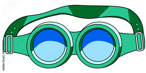 Protective spectacles icon