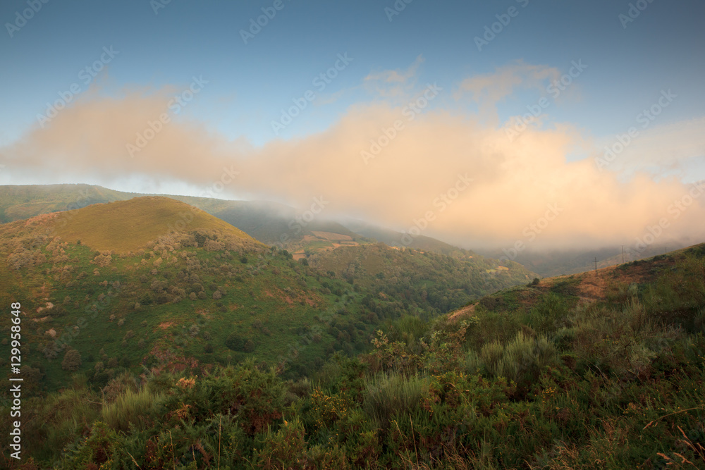 View of Galicia landscape