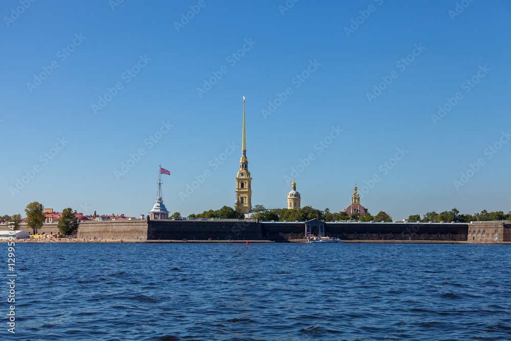 Hare island and the Peterpavlovskay fortress