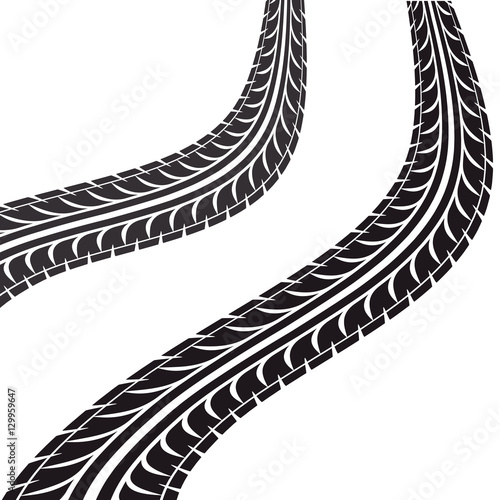tire tracks isolated icon vector illustration design
