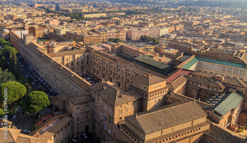 Obraz na płótnie A view of the Sistine Chapel and the Vatican Museums in Rome w salonie