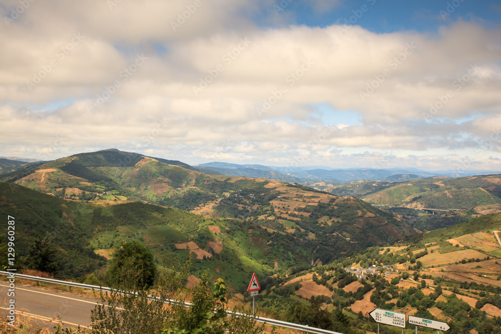 View of Galicia landscape