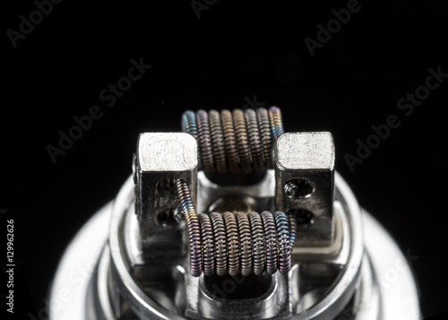 Multistrand Ribbon Fused Clapton on a dripper gold photo