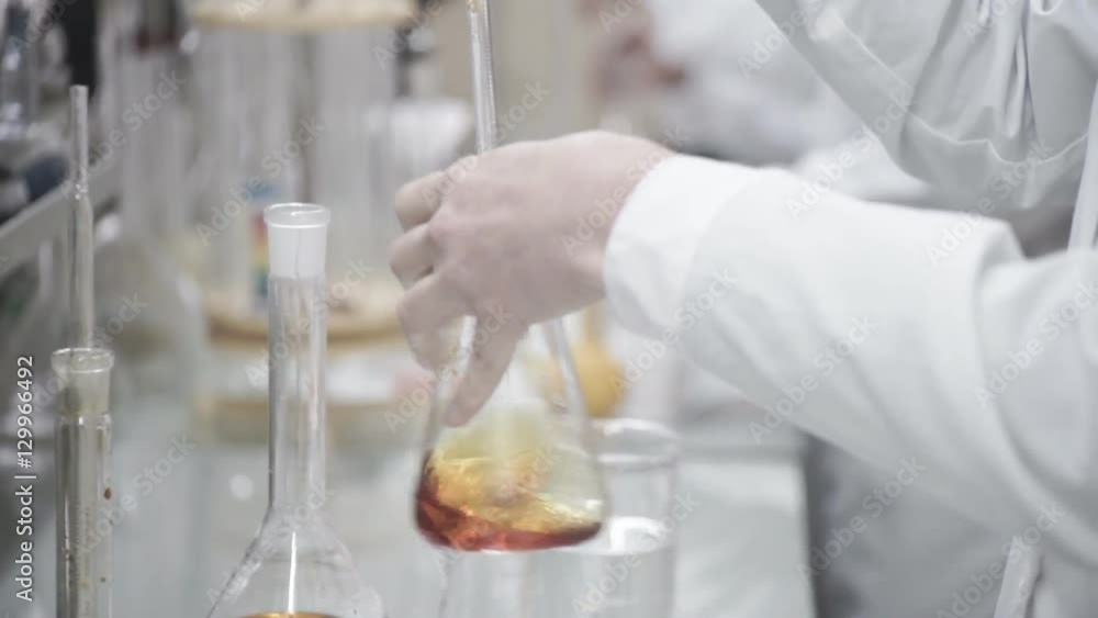 Chemical laboratory for conducting experiments with a set of tools Chemical laboratory for conducting experiments with a set of tools