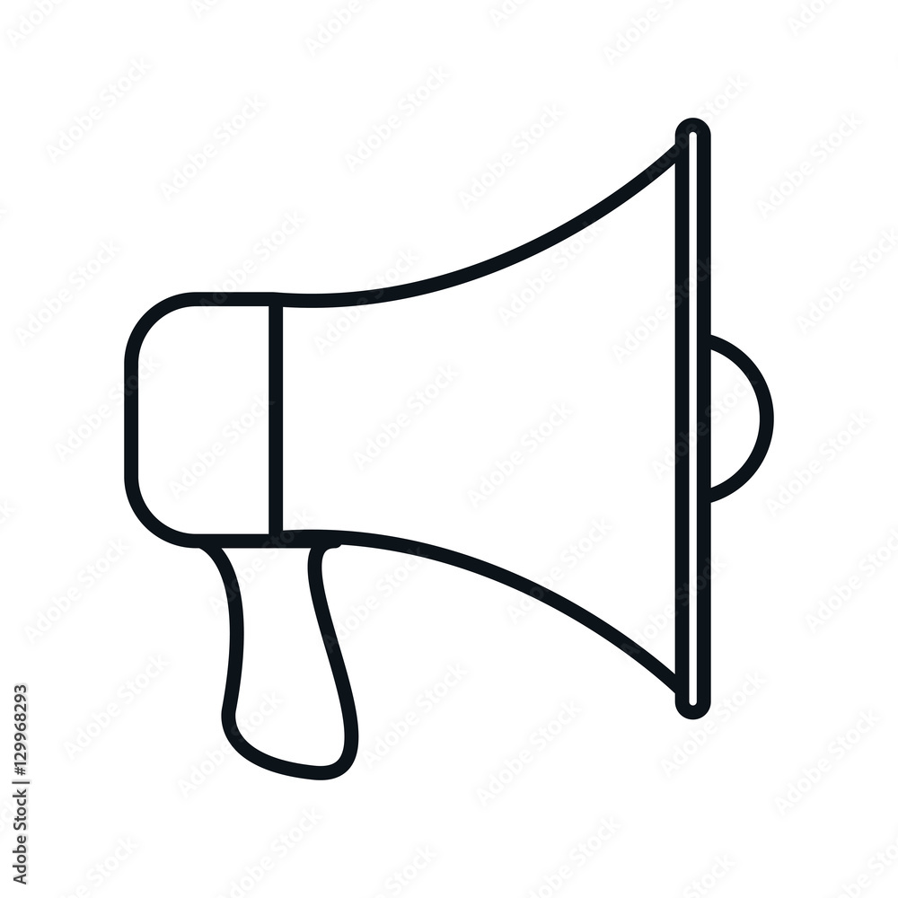 megaphone sound isolated icon vector illustration design megaphone sound isolated icon vector illustration design