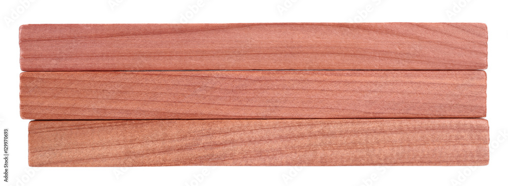 Red cedar wood blocks