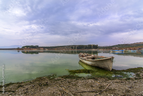 boat in the lake